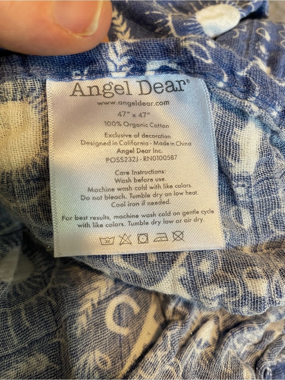 6pc Muslin Swaddle Blanket Bundle Angel Dear PBK Newcastle Western - Picture 5 of 16